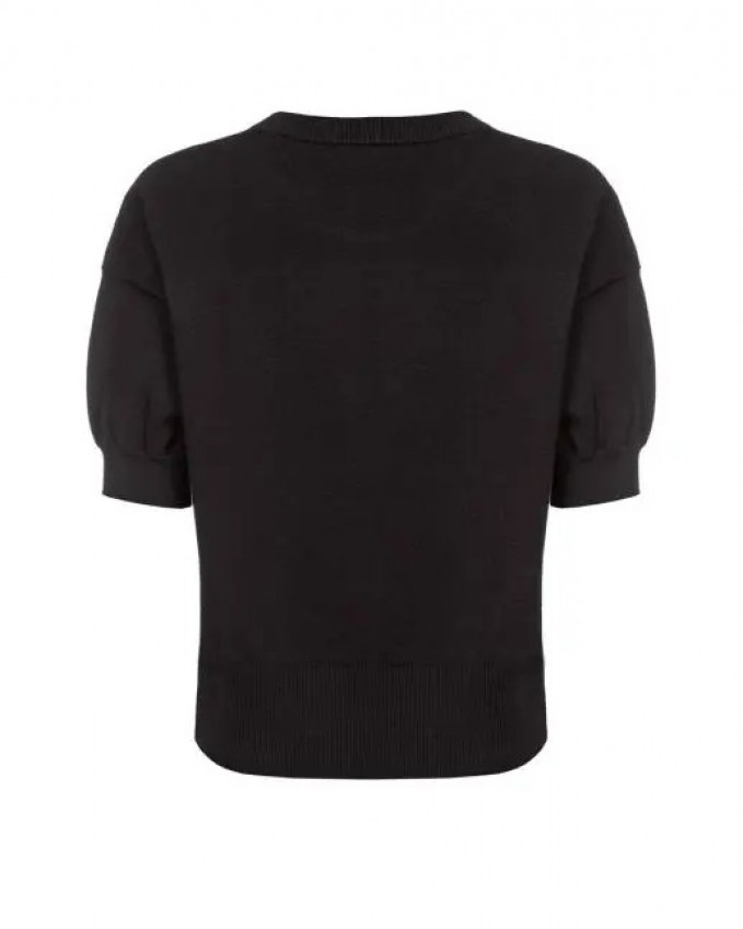 DKNY Short Sleeved Sweater Black