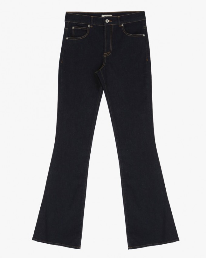 Dixie Flared high-waisted five-pocket jeans 